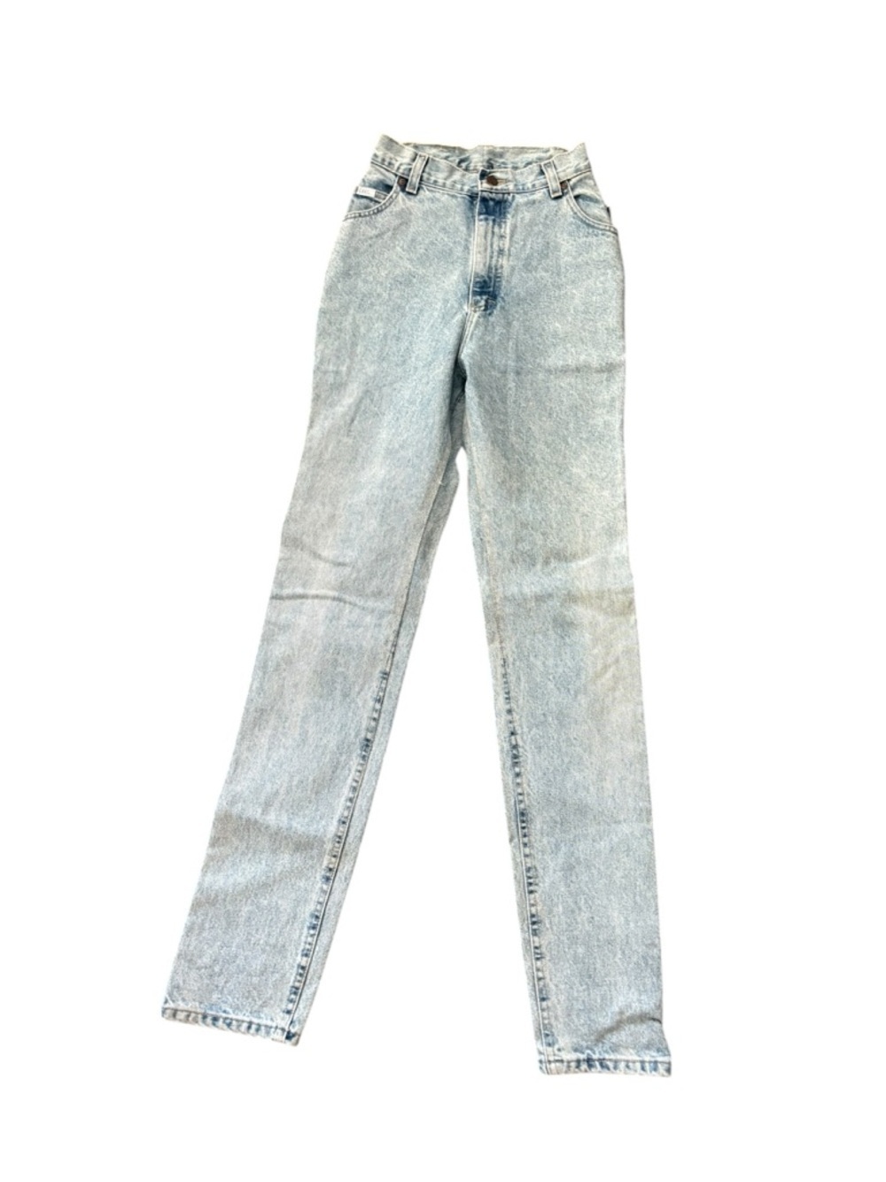 Lee High-Rise Straight Leg Jeans in Light Blue